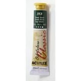 Tinta Óleo 20ml Classic Acrilex Cor Do Óleo 353 - Verde Vessie