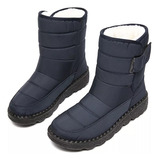 Botas Nieve Impermeables Para Mujer-tres Colores Disponibles