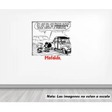 Vinil Sticker Pared 50cm Mafalda Sigue Siendo La Persona 4