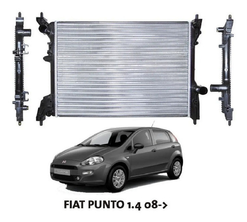 Radiador Fiat Punto 1.4 Foto 2