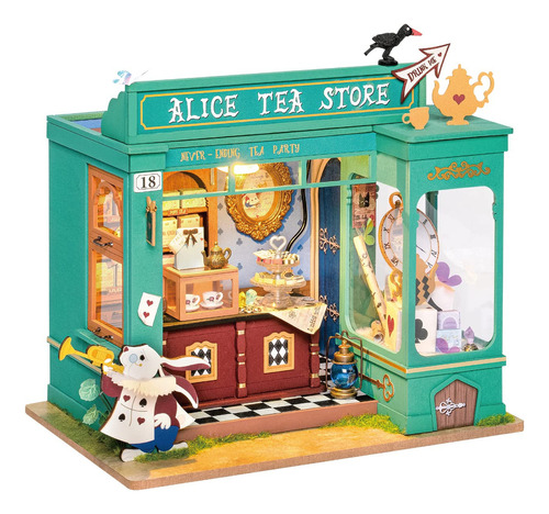 Muñeca S Tea Shop Kit Diorama Manualidades Métricas Para Dec