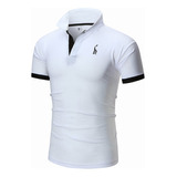 Playera Polo Hombre Manga Corta Moda Casual Camisa