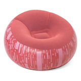Sillon Puff Inflable Sofa Individual Colchon Bestway 75052 Color Rojo