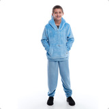 Conjunto Blusa Calça Infantil Juvenil De Fleece Quentinho