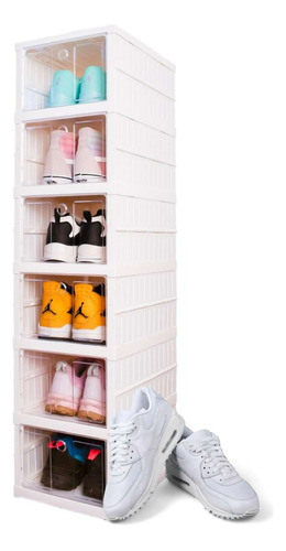 Caja Organizadoras De Zapatos Estante Apilable X6 Niveles