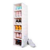 Caja Organizadoras De Zapatos Estante Apilable X6 Niveles