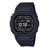 Reloj Casio Dw-h5600-1d Oxigeno Entrenamiento Solar Sport Malla Negro Bisel Negro Fondo Negro