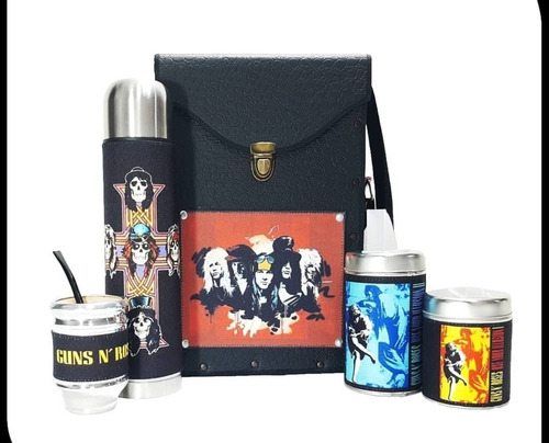 Set Matero. Kit De Mate. Equipo Guns And Roses Musica