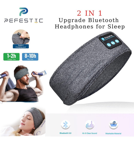 Diadema De Audífonos Bluetooth Para Dormir Con Bocina