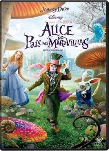 Dvd Alice No País Das Maravilhas Johmmy Depp (lacrado)