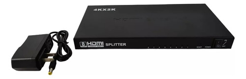 Switch Multiplicador Pantalla Hdmi 1x8 1080p Splitter 3d