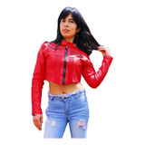 Chaqueta Tipo Torero Para Dama Color Rojo