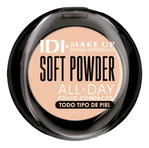Base De Maquillaje En Polvo Idi Make Up Soft Powder Tono 01 Porcelain Beige - 10g