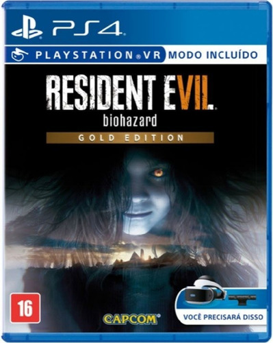 Resident Evil 7 Gold Edition Ps4 Mídia Física Novo Original