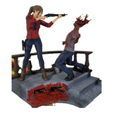 Figura De Acción Claire Redfield Con Zombie Resident Evil