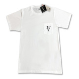 Camiseta, Roger Federer, Blanca Uniqlo, 100% Original