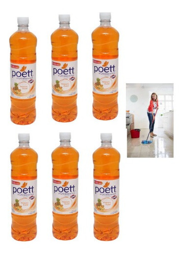 Poett Frescura Tropical 900 Ml Super Pack 6 Piezas 