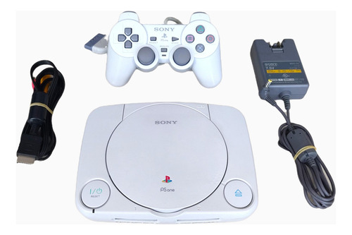 Playstation Ps1 Slim + Control Original + Chip + 4 Juegos 