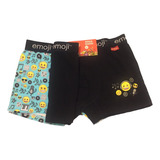 Boxer 2 Unidades Emoji - Talla 12