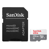 Memória Sandisk Ultra Micro Sd 100 Mb/s C10 256 Gb Original