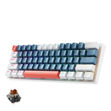 Teclado Mecânico Machenike K500-b61 C/ Fio Brown Switch Rgb