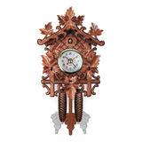 Reloj De Pared De Madera Antigua De Cuco De Pájaro, Campana