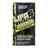 Lipo 6 Black Intense Quemador De Grasa 60 Capsulas