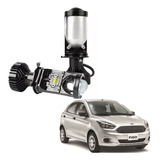 Focos Kit Lupa Led Y6 Carro Figo Ford Proyector 16000lm