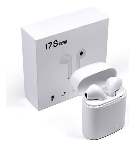 Auriculares Inalambricos Bluetooth 5.0 I7s Tws In Ear Color Blanco Color De La Luz No