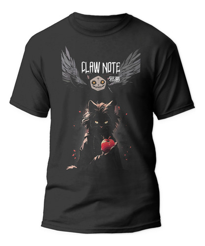 Polera Gatos Claw Death Note Cat Anime Moda Hombre Mujer