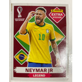 Figurinha Neymar Jr Legend + Almoez Ali Bronze