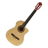 Guitarra Electroacustica Nylon Natural Zaragoza 551bceq/n