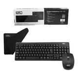 Combo Teclado Y Mouse Inalambrico Con Pad Gtc Cbg-024