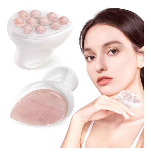 Beautyfactor Juego De Rodillo De Jade Y Gua Sha Para Cara, O