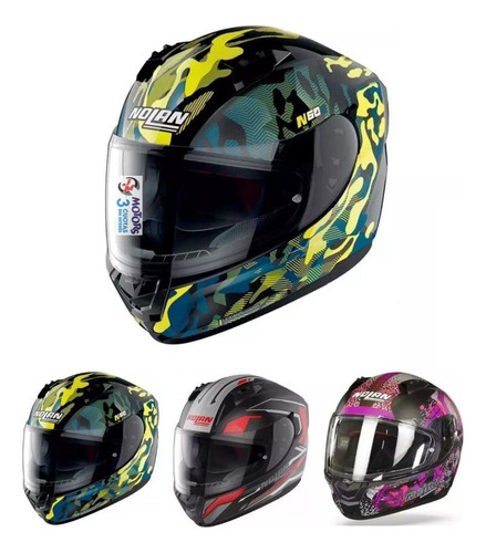 Jm Casco Nolan N60-6 Foxtrot 33 Eufor 29 Perceptor 26