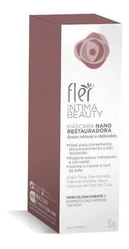 Máscara Nano Restauradora Íntima Beauty Flér 30g 