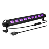 9 Led Black Light, 27w Led Uv Bar Glow In The Dark Sumi...