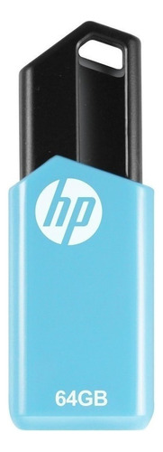 Pendrive Hp V150w 64gb 2.0 Celeste Y Negro