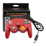 Controle Para Game Cube Nintendo Wii/u Switch Pc Vermelho