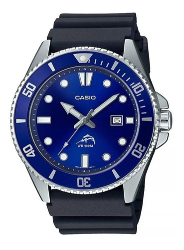 Reloj Casio Modelo Mdv-106 Marlin Azul