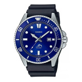 Reloj Casio Modelo Mdv-106 Marlin Azul