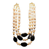 Collar Black And Pearl Para Dama