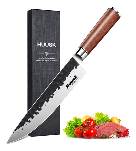 Huusk Cuchillo De Chef Japones De 8 Pulgadas, Cuchillo De Co