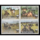Fauna - Wwf - Antílope Acuático - Guinea Bissau - Serie Mint