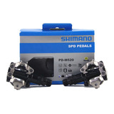 Pedal Shimano Clip Pd-m520 Mtb Com Tacos Preto