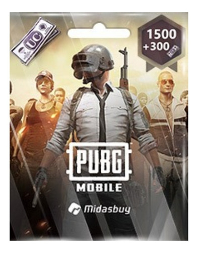 Tarjeta Pubg Mobile Uc 1500+300 Original Envio En Minutos