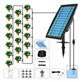 Sistema De Riego Por Goteo Solar Para Jardín Amplio