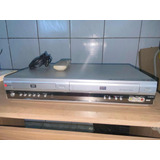 Dvd Player + Vídeo Cassete LG Dc884b Vcr Combo Hi-fi Stéreo