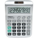 Calculadora De Mesa Truly 6001-10 Dígitos Bateria E Solar