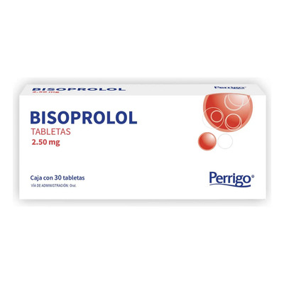 Bisoprolol Tableta 2,5 Mg, 30 Tabletas | MercadoLibre